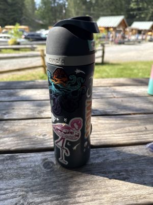 Black Owala Water Bottle